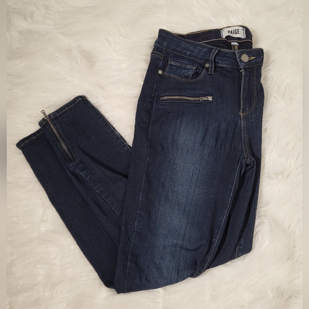 PAIGE Jane Zip Crop size 27